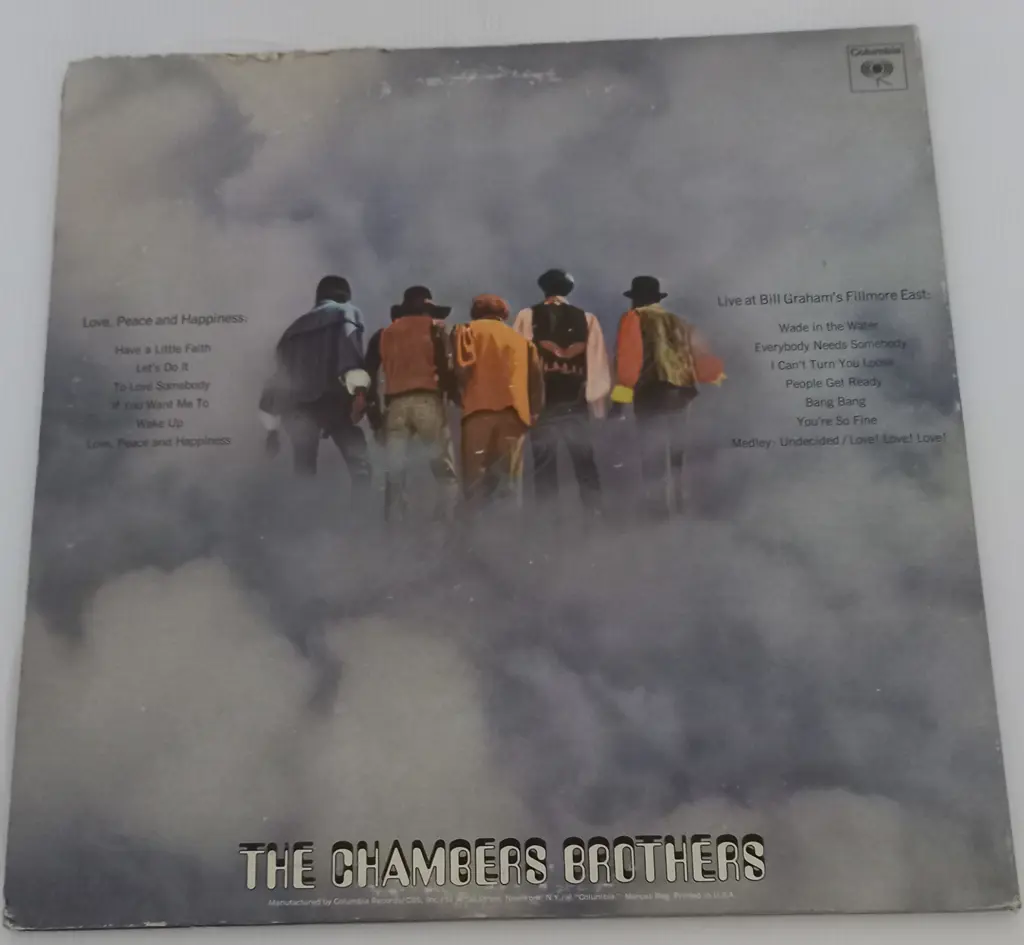 The Chambers Brothers, Love, Peace And Happiness / Live At Bill Graham's Fillmore East, (Double Album) Image 1++